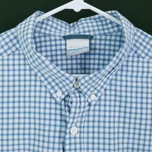 COLUMBIA Mens 2XT Short Sleeve Button Shirt EBA06